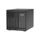 6-Bay QuTS hero NAS, built-in 2 M.2 NVMe SATA 6G