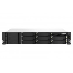 8-bay short-depth rackmount NAS, AMD Ryzen V1000