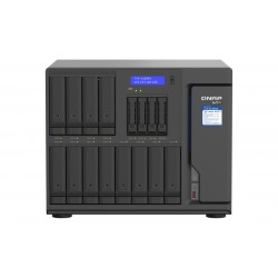 16-Bay TurboNAS (12 x 3.5" HDD + 4 x 2.5" SSD)