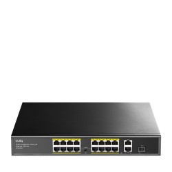16-Port 10 100M PoE+ Switch with