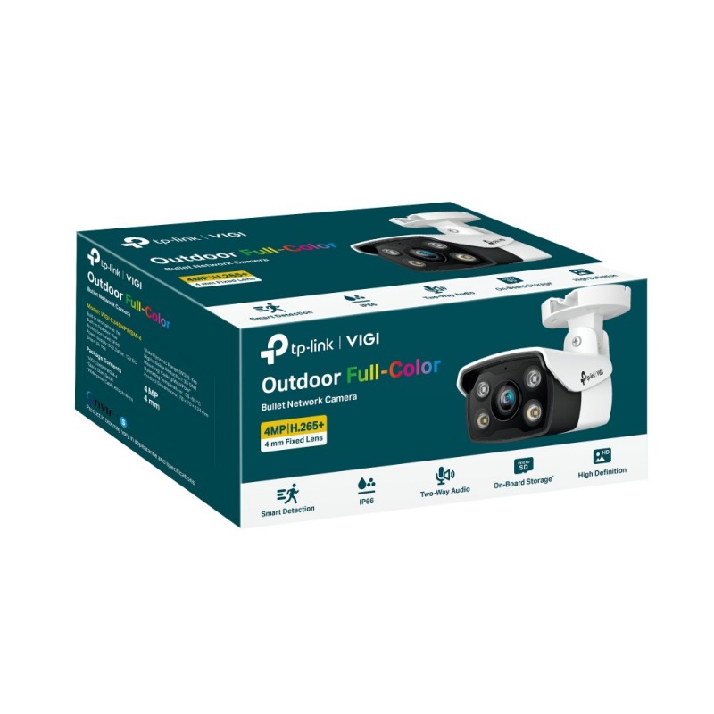 4MP OUT FCOLOR BULLET NET CAM - Mayorista, Proveedor y