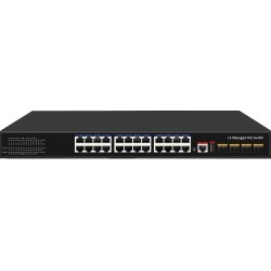 24-Port Layer 3 Managed Gigabit PoE+