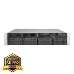 Supermicro Rack 1U Platinum Fuente Redundante 400W