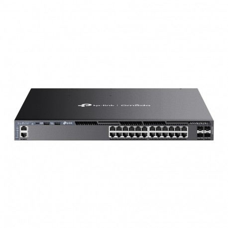 Omada 24 port gigabit managed poe+switch 10 slots