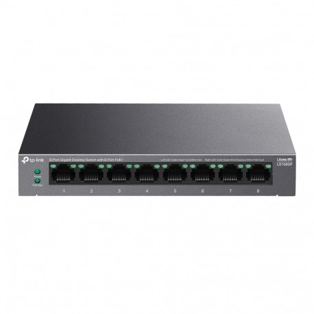 8-Port Gigabit Desktop Switch with 8-Port PoE